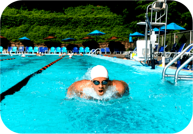 Performance swim clinic swimmers